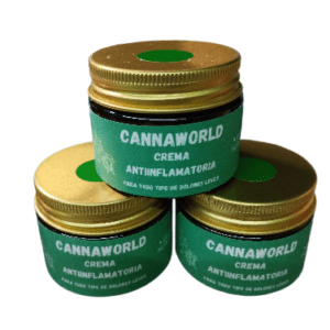 Crema antiinflamatoria con CBD