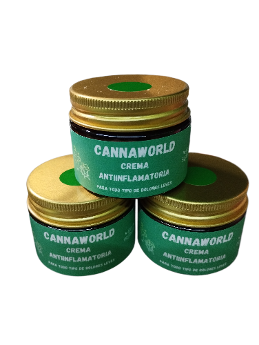 Crema antiinflamatoria con CBD